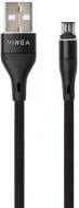 Дата-кабель Vinga USB 2.0 АМ – microUSB 1 м черный (VCPDCMCANB1BK)