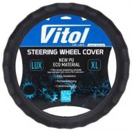 Чехол на руль Vitol VLOD-NPU06 BK XL черный