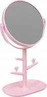 Зеркало косметическое Luna Пион с подставкой 18,5х30,5 см розовый LTX19-03