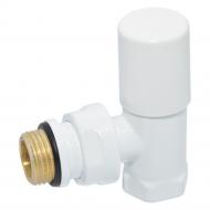 Кран радиаторный Carlo Poletti Compact 1/2" белый V150310E