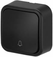 Кнопка звонка одноклавишный ARIA IP 20 без подсветки черный 25 21 1000 207 Кнопка звонка одноклавишный ARIA IP 20 без подсветки черный 25 21 1000 207