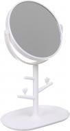 Зеркало косметическое Luna Пион с подставкой 18,5х30,5 см белый LTX19-03