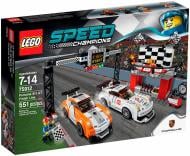 Конструктор LEGO Speed Champions Финиш Порше 911 GT 75912