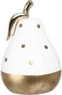 Статуэтка Sensio Pear 16,5х15х15 см белый с золотым