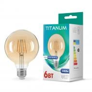 Лампа світлодіодна TITANUM FIL G45 6 Вт E27 2200 К 220 В жовта 25528