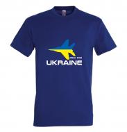 Футболка Sol's з малюнком "Pray for Ukraine" Літак р.S Blue