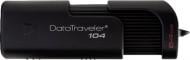 Накопитель Kingston выдвижной 64 ГБ USB 2.0 black (DT104/64GB)