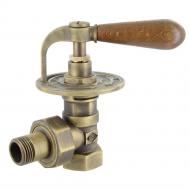 Кран радиаторный Carlo Poletti Artistic 1/2" antracite V67310EGR