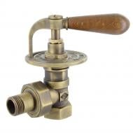 Кран радіаторний Carlo Poletti Classic-Art 1/2" bronze V6733L10MA