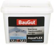 Мастика акрилова BauGut еластична гідроізоляційна AquaFlex 1,2 кг 1 л