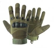 Перчатки тактические LOGOS-Tac полнопалые Tactical, хаки M