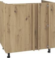 Тумба нижняя под мойку НМЩ 80х82х54,5 МС Тея дуб артизан/дуб артизан Грейд