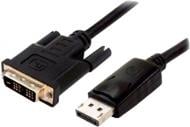 Кабель мультимедийный Atcom DVI – DisplayPort 1,8 м черный (9504)