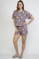 Пижама женская Roksana Lemonade 1028/16125 р. XL фиолетовый с рисунком