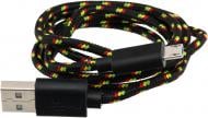 Кабель Luxe Cube 1 м черный (TEXTILE USB MICRO TO USB BLACK)