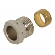 Адаптер Carlo Poletti 15 мм x 1/2" nickel A30401Q