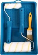 Ванночка для краски с валиком Tempo 180 мм с дополнительным валиком 100 мм и кисточкой 40 мм №55 - 0180-550000