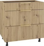 Тумба нижняя Няш-3 80х82х54,5 (1+2) МС Тея дуб артизан/дуб артизан Грейд