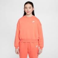 Світшот Nike G NSW CLUB FLC BXY CRW LBR FZ9244-814 р.XL рожевий