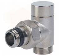 Кран радиаторный Carlo Poletti TOP MANUALE 1/2" x 3/4" EK никель V50211Q