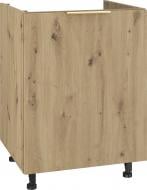 Тумба нижняя под мойку НМ1 60х82х54,5 МС Тея дуб артизан/дуб артизан Грейд
