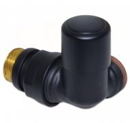 Кран радиаторный Carlo Poletti First 1/2" х 24-19 SX black matte V174211EFS9005OSX