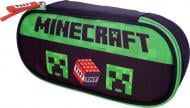 Пенал шкільний AC5 Time to mine Minecraft чорний із зеленим