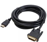 Кабель мультимедійний Patron HDMI – DVI 3 м чорний (CAB-PN-DVI-HDMI-30) 24+1pin