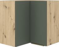 Шкаф верхний угловой ВУГ 60-60х60х31,5 МС Тея оливка/дуб артизан Грейд