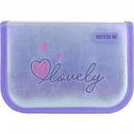 Пенал школьный Lovely K22-621-7 KITE фиолетовый
