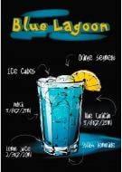 Постер «Blue Lagoon» 27х39 см черный Posterclub