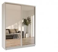 Шкаф-купе Garant ДСП 1200x600x2400 мм нимфея альба двери зеркало Шкаф-купе Garant ДСП 1200x600x2400 мм нимфея альба двери зеркало