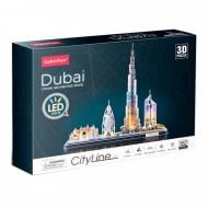 3D-пазл CubicFun City Line с LED-підсвіткою Дубай L523h