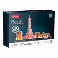 3D-пазл CubicFun City Line з LED-підсвіткою Париж L525h