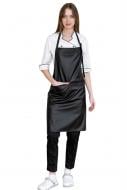 Фартук с нагрудником Lux-Form Экокожа р. универсальный черный