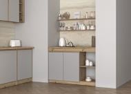 Буфет Грейд Джон 1200х852х600 мм дуб артизан/шиншилла серая