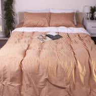 Комплект постельного белья Велюр Winter Delicate 28-0046 Cyclamen 200х220 см кремовый/белый MirSon