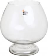 Ваза скляна коньячна 22х 22 см прозорий