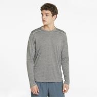 Футболка Puma RUN LS Tee M 52140303 р.2XL серый