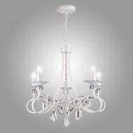 Люстра підвісна Strotskis Alexandria 60057/5 5x60 Вт E14 білий/срібний