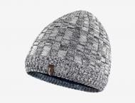 Шапка Dexshell Водонепроницаемая Heathered Rib Knit Beanie, DH32405MBL р.56-58р бело-серый