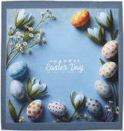 Салфетка Homeline ПАСХА Веночек 45x45 см разноцветный