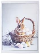 Рушник великодній ВЕЛИКДЕНЬ Зайченя та крашанки 40x60 см Homeline різнокольоровий