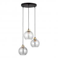 Подвес TK Lighting Devi 250 мм 3PL-4579 3x15 Вт E27 дымчатый