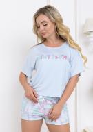 Пижама женская Roksana Mint flover 841/60609 р. XXL голубой