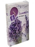 Свеча ароматическая Pako-If чайная набор 6 шт. Лаванда