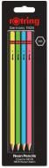 Набір олівців WCP Neon Assorted Colors HB блистер 4 шт Rotring Drawing