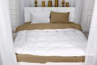 Комплект постельного белья MirSon Winter Delicate 28-0048 Heather белый/коричневый