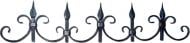 Орнамент кованый Виньетка 42/1 810x170 мм