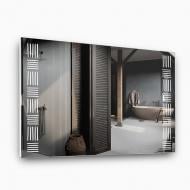 Дзеркало з вбудованим підсвічуванням SG KAMAL 800х600 мм білий